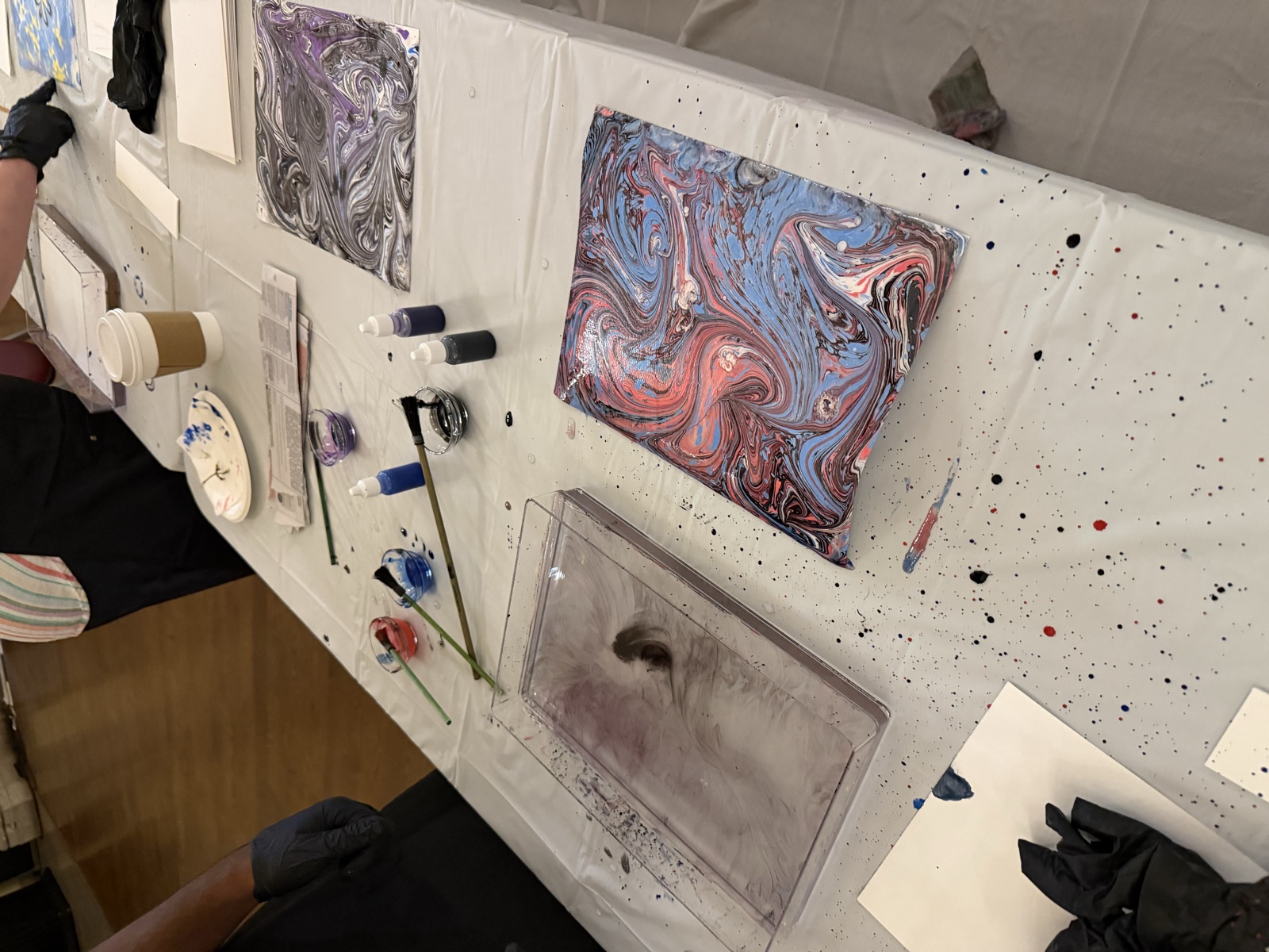 Riverside Church Ebru workshop